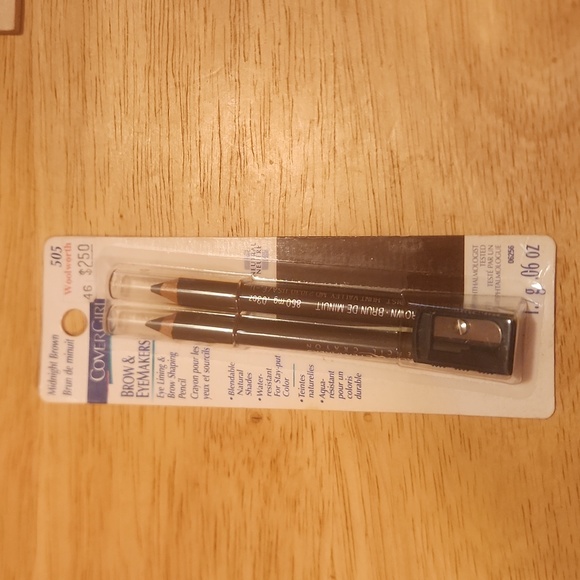 Cover girl Brow & Eyemakers pencils in Midnight Brown 505 new in pkg - Picture 1 of 7